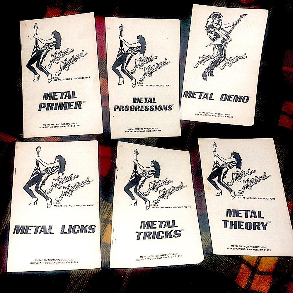 6 METAL “DIY” BOOKLETS FROM 1983 by METAL METHOD PRODUCTIONS